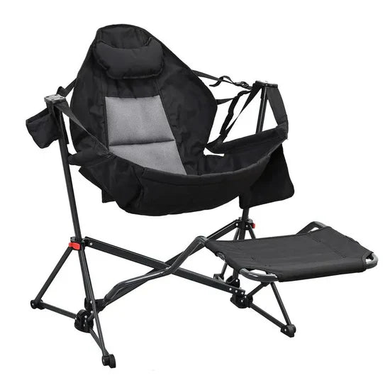 Heavy-Duty 450lbs Hammock Camping Chair – Portable Swing Seat with Pedal | Outdoor-Approved