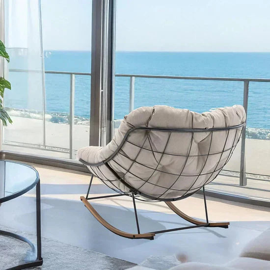 Zero-Gravity Ergonomic Recliner – Rocking Design with Cloud-Like Cushioning