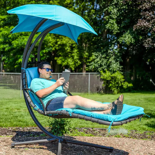 Steel Ergonomic Hammock Chair – Includes Premium Cushions & Pillows | Ultimate Comfort